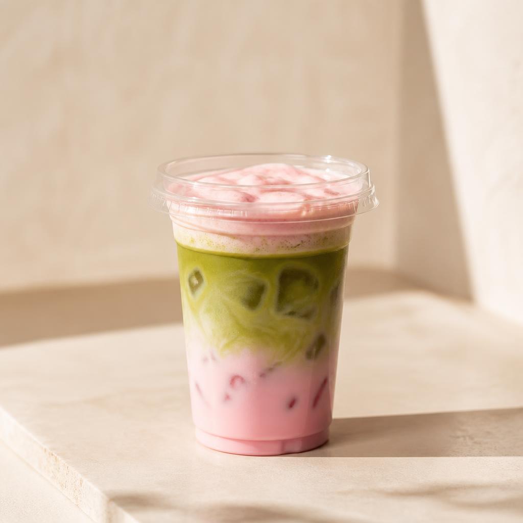 Iced Strawberry Matcha